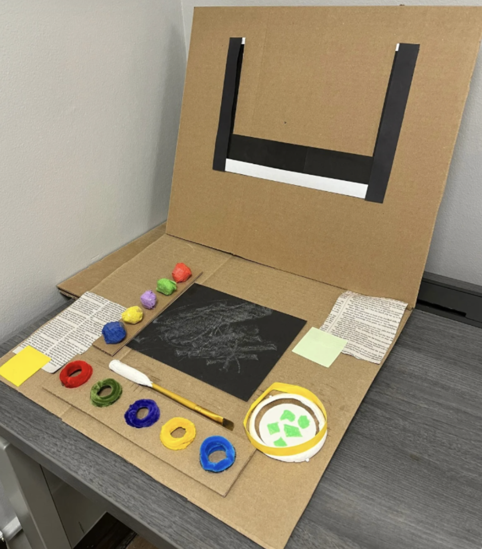 Physical prototype testing setup at The Children's Museum of Indianapolis